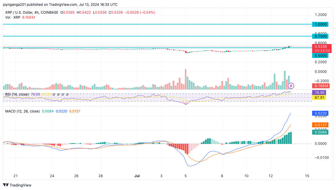 XRP Price Prediction: XRP Soars Above $0.50 as SEC Speculations Fuel Investor Optimism