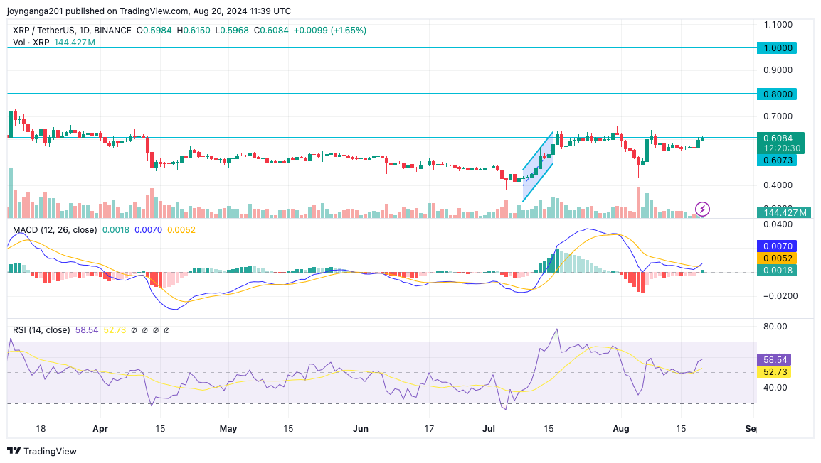 Can XRP Price Hit $0.8 Amidst Rising Open Interest in Derivatives?