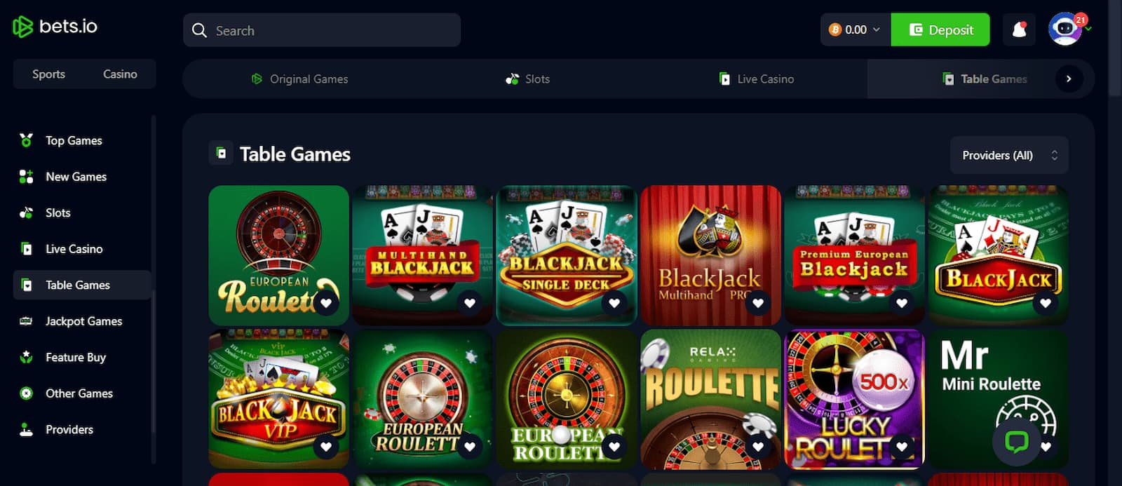 Bets.io poker