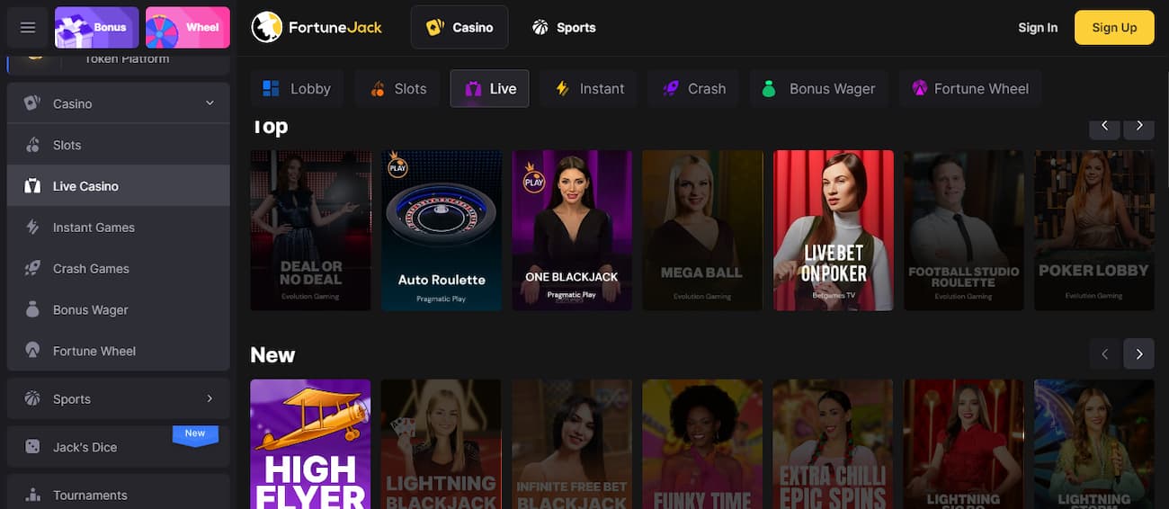 Fortunejack Ethereum Poker Room