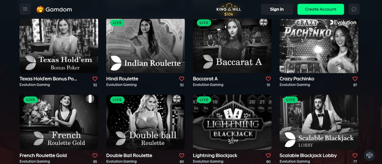 Gamdom ETH Poker