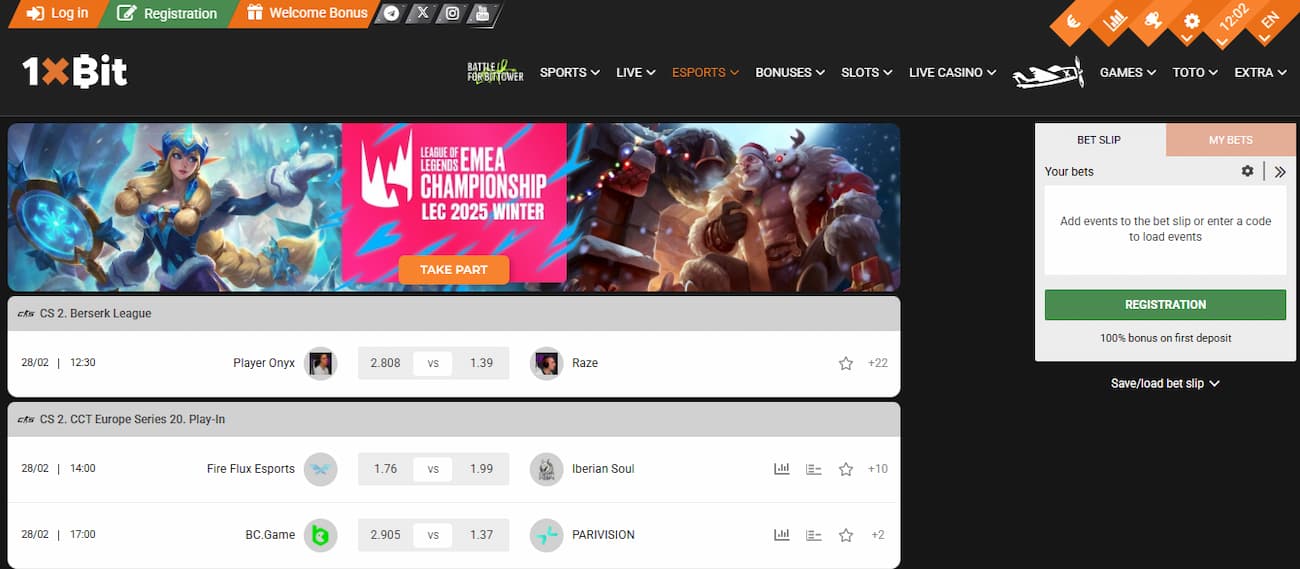 Best Crypto Sports Welcome Bonus Offers - 1xBit