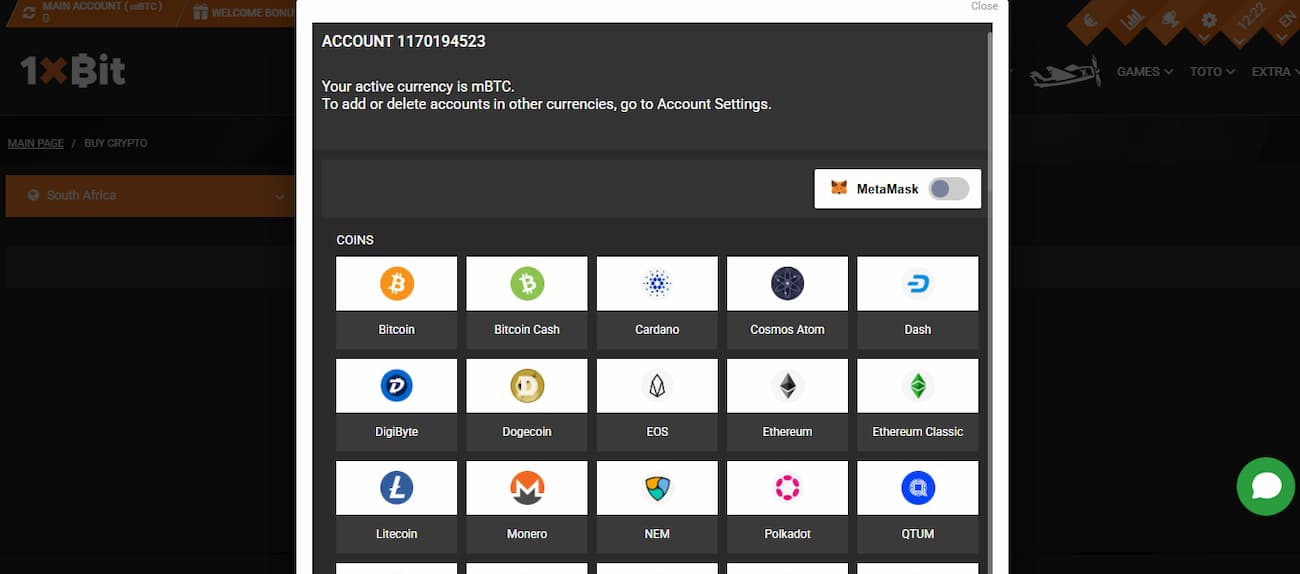 Make Your First Deposit at 1xBit