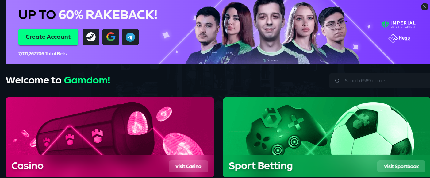 Gamdom Crypto Pachinko Site