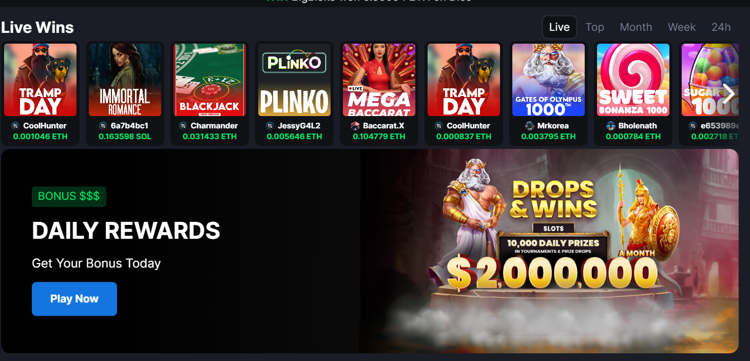 metawin Crypto Pachinko Site