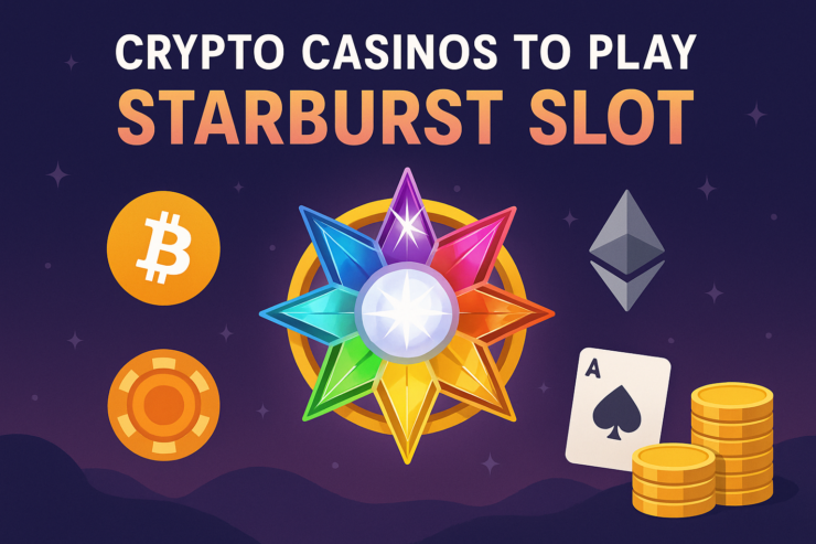 Best Crypto Casinos to Play Starburst Slot