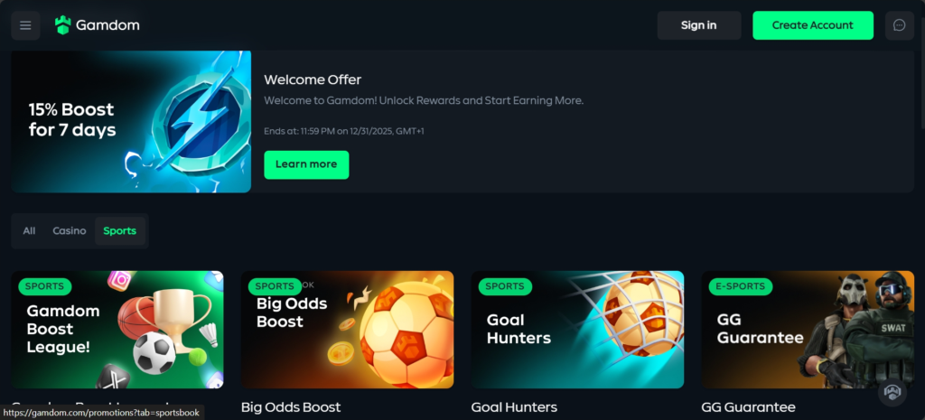 Gamdom Promotions