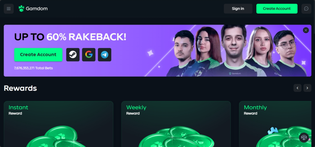 Gamdom Bitcoin Rugby Sportsbook
