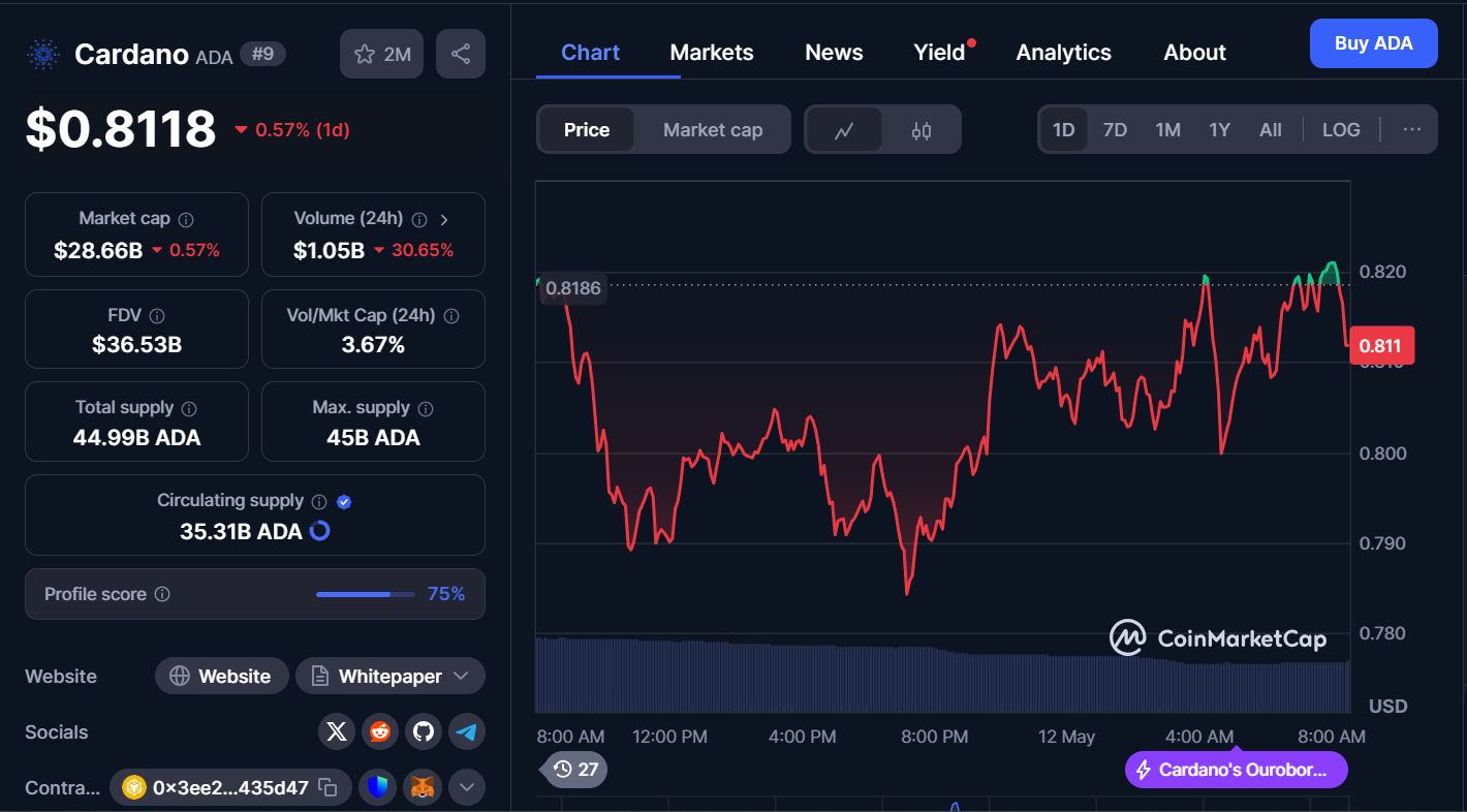 Best Cryptocurrencies to Invest in Today, May 12- Cardano, BNB, Chainlink