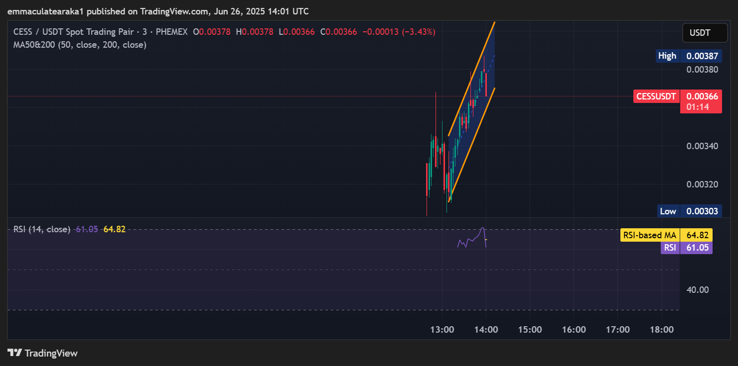 Cess Network price