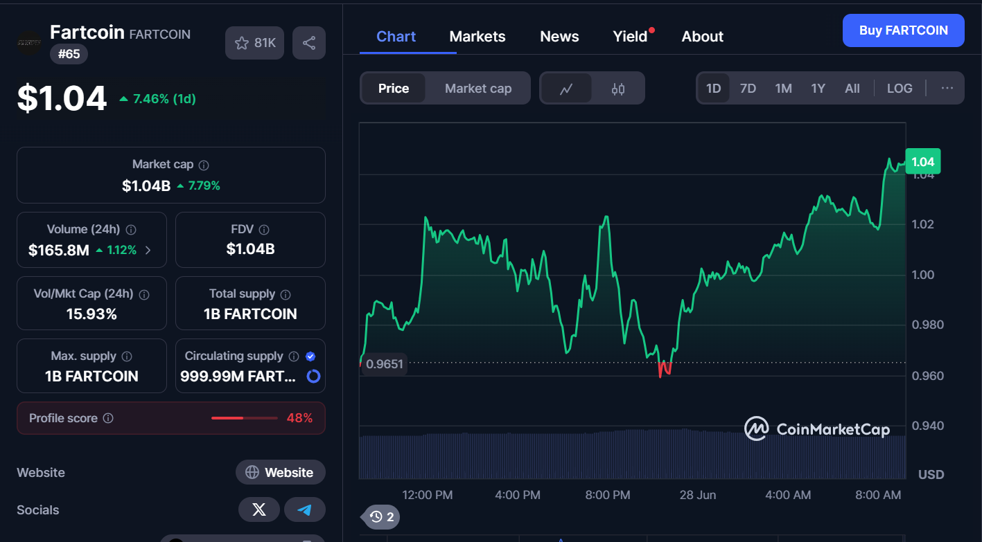 Next Memecoins to Explode, June 28 – Pudgy Penguins, Dogecoin, Fartcoin