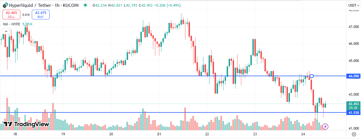 Hyperliquid Price Forecast – HYPE Likely Headed for A Rebound to $44