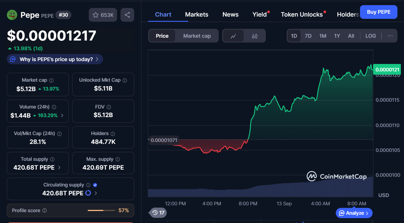 Next Memecoins to Explode, September 13 – DOGE, PEPE, FLOKI
