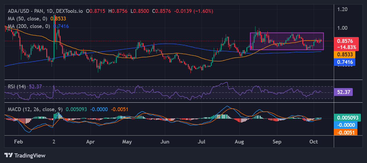 Cardano price