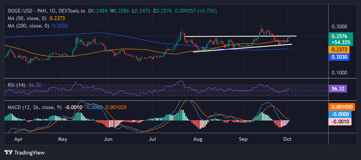 Dogecoin price