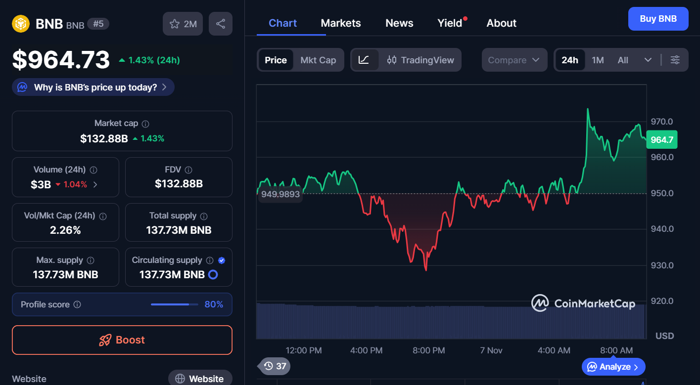 Best Cryptocurrencies to Buy Today, November 7 – BNB, XRP, XLM