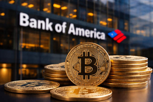 Bank of America Advises Clients to Allocate 1–4% of Portfolios to Crypto