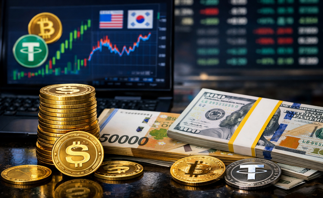 Korean Crypto Exchanges See 62% Stablecoin Surge Amid Dollar-Won Volatility