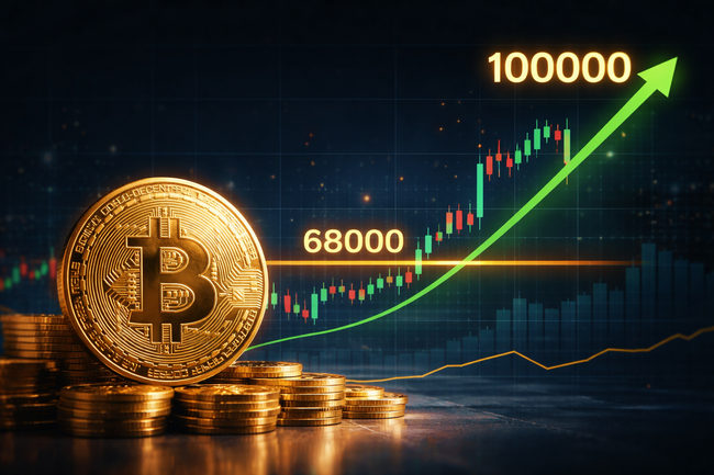 Bitcoin Price Analysis – BTC Holds $68K, Breakout Could Target $100K