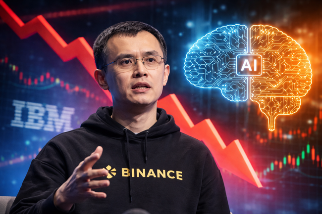 Changpeng Zhao Warns AI Is a Bigger Threat Than Crypto After IBM’s Stock Crash