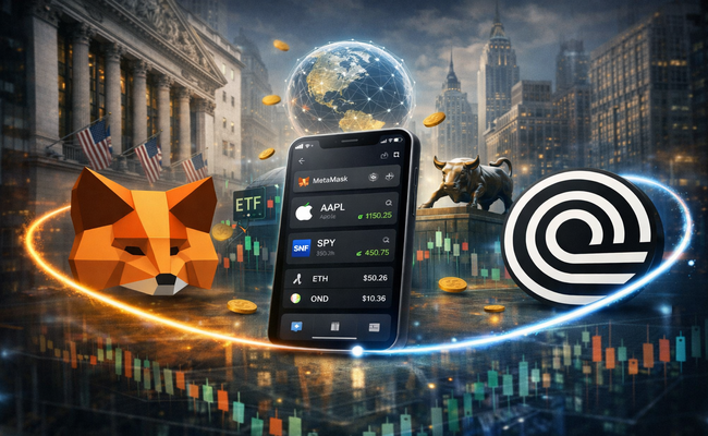 MetaMask Taps Ondo Finance to Bring Tokenized Stocks & ETFs to Mobile Wallet