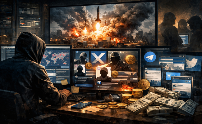 ZachXBT Exposes X Network Using War Panic to Push Crypto Scams