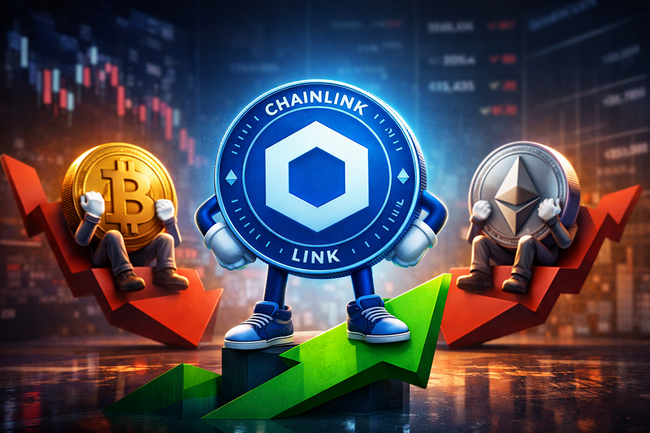 LINK ETFs Attract Strong Inflows as Bitcoin and Ethereum Funds Turn Negative