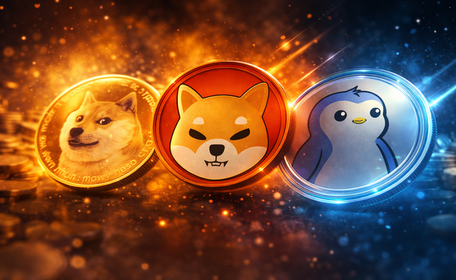 Next Memecoins to Explode, April 8 - Dogecoin, Shiba Inu, Pudgy Penguins